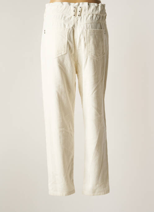 Pantalon droit beige FREEMAN T.PORTER pour femme