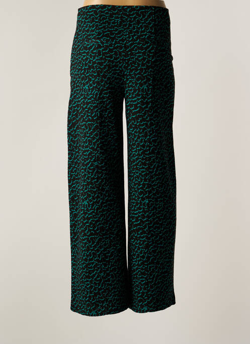 Pantalon droit vert ICHI pour femme