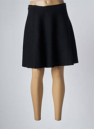 Jupe courte coupe évasée noir Y.A.S femme