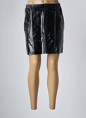 Jupe courte poches noir ANGE femme