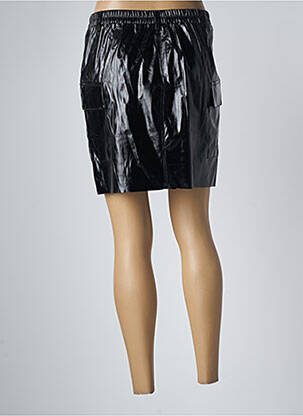 Jupe courte poches noir ANGE femme