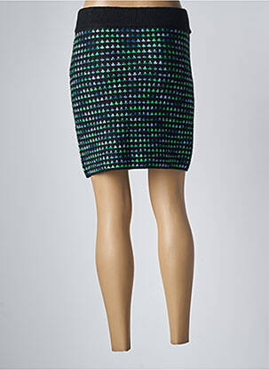 Jupe courte coupe droite vert Y.A.S femme