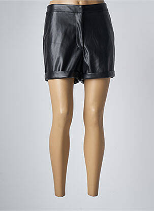 Short tissage simili-cuir taille normale noir VERO MODA femme