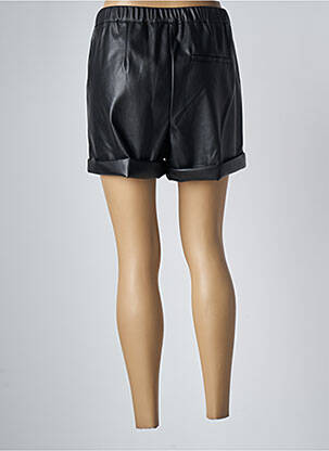 Short tissage simili-cuir taille normale noir VERO MODA femme