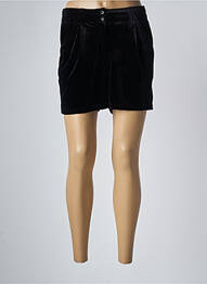 Short fermeture zippée sous rabat avec crochet taille normale noir MOLLY BRACKEN femme