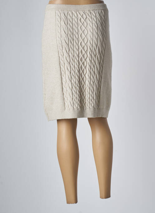 Jupe mi-longue beige CREAM pour femme