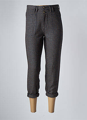 Pantalon 7/8 stretch taille normale bleu FREEMAN T.PORTER femme