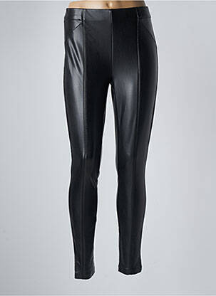 Legging tissage simili-cuir noir ONLY femme