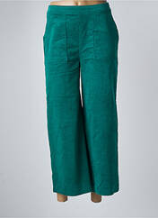 Pantalon large vert ICHI pour femme seconde vue