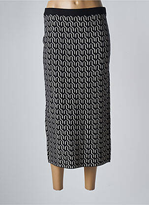 Jupe mi-longue coupe droite noir VERO MODA femme