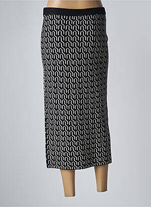 Jupe mi-longue stretch noir VERO MODA femme