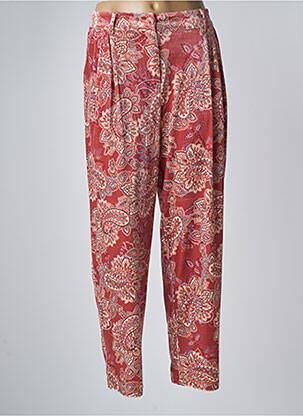 Pantalon droit stretch taille normale orange MOLLY BRACKEN femme