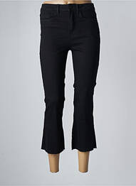 Jean coupe flare coupe droite évasée sur le bas taille normale noir NOISY MAY femme
