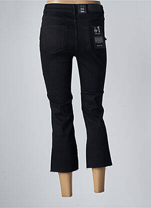 Jean coupe flare coupe droite évasée sur le bas taille normale noir NOISY MAY femme
