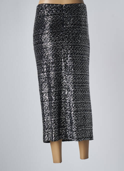 Jupe mi-longue noir IMPERIAL pour femme