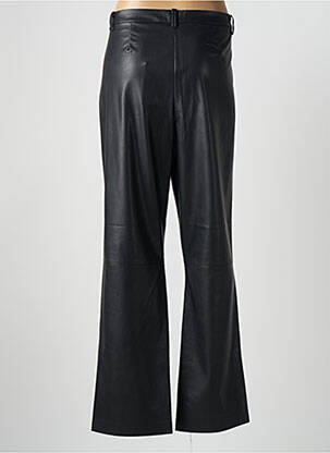 Pantalon droit fermeture zippée sous rabat avec crochet taille normale noir VERO MODA femme