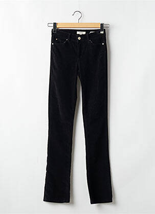 Pantalon droit stretch taille normale noir FRACOMINA femme