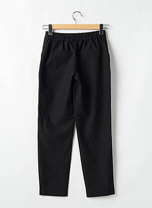 Pantalon droit stretch taille normale noir PIECES femme