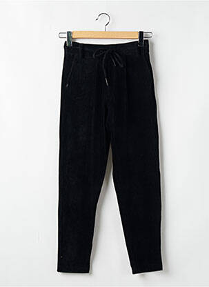 Pantalon slim taille élastique taille haute noir ONLY femme