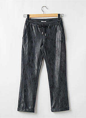 Pantalon droit stretch taille normale gris HBT femme