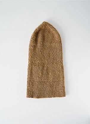 Bonnet stretch marron PIECES femme