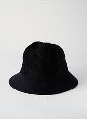 Chapeau noir LE VOYAGE EN PANIER pour femme seconde vue