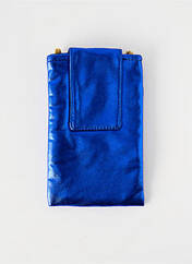 Pochette bleu LILOU pour femme seconde vue