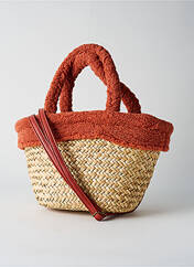 Sac orange LE VOYAGE EN PANIER pour femme seconde vue