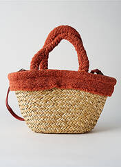 Sac orange LE VOYAGE EN PANIER pour femme seconde vue