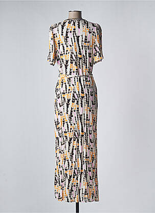 Robe longue manches courtes manches courtes noir VERO MODA femme