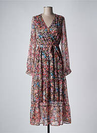 Robe longue manches longues manches longues noir VERO MODA femme
