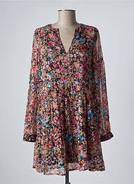 Robe courte manches longues manches longues noir VERO MODA femme