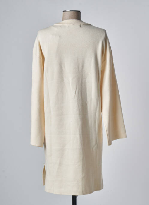 Robe mi-longue beige VERO MODA pour femme