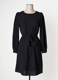 Robe mi-longue manches longues manches longues noir VERO MODA femme