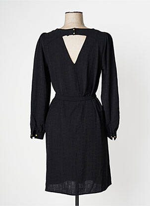 Robe mi-longue manches longues manches longues noir VERO MODA femme