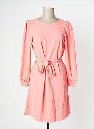 Robe mi-longue manches longues manches longues rose VERO MODA femme