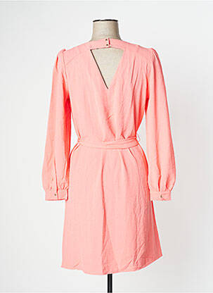 Robe mi-longue manches longues manches longues rose VERO MODA femme