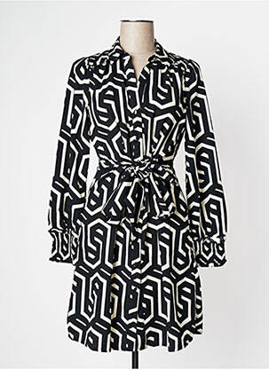 Robe courte manches longues manches longues noir VERO MODA femme