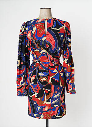 Robe courte manches longues manches longues rouge VERO MODA femme