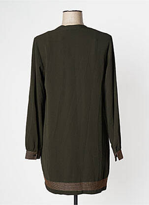 Robe courte manches longues manches longues vert VERO MODA femme