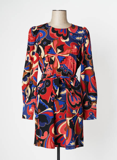 Robe courte manches longues manches longues rouge VERO MODA femme