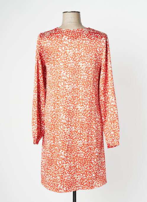 Robe courte orange VERO MODA pour femme
