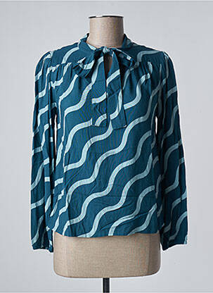 Blouse imprimé fantaisie manches longues vert COMPAÑIA FANTASTICA femme