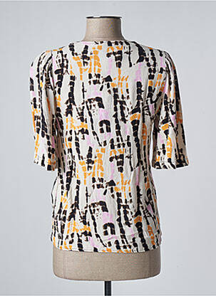 Blouse col v manches courtes blanc VERO MODA femme