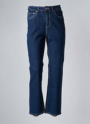 Jeans coupe droite taille haute taille haute bleu VERO MODA femme