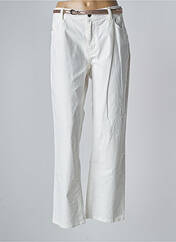 Pantalon droit blanc C'EST BEAU LA VIE pour femme seconde vue