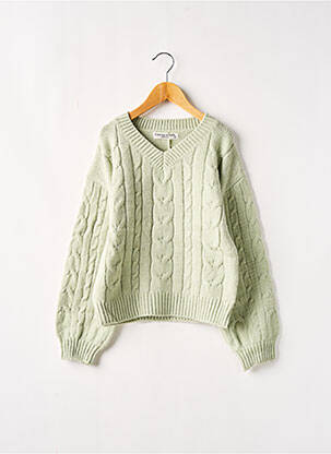 Pull vert FANNY LOOK pour fille