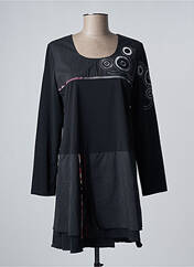 Robe courte noir EVALINKA pour femme seconde vue