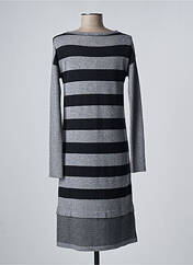 Robe mi-longue gris EVA WEEK-END pour femme seconde vue