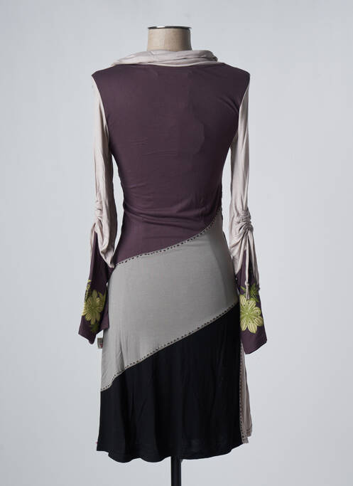 Robe mi-longue marron SAVAGE CULTURE femme